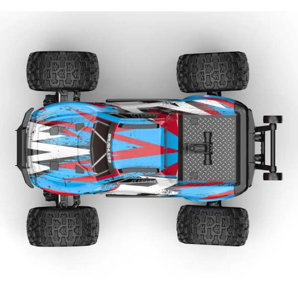 Радиоуправляемая машинка MJX Hyper Go 16218 1:16 4WD Brushless до 45 км/ч RC монстр-трак, АКБ 2000mAh, масляные амортизаторы, мета Радиоуправляемая машинка MJX Hyper Go 16218 1:16 4WD Brushless до 45 км/ч RC монстр-трак, АКБ 2000mAh, масляные амортизаторы, мета