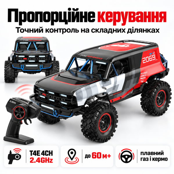 Радиоуправляемая машинка MJX Hyper Go H18P 1:18 4WD Brushless RC Crawler внедорожник 4200KV 500mAh DIG Радиоуправляемая машинка MJX Hyper Go H18P 1:18 4WD Brushless RC Crawler внедорожник 4200KV 500mAh DIG