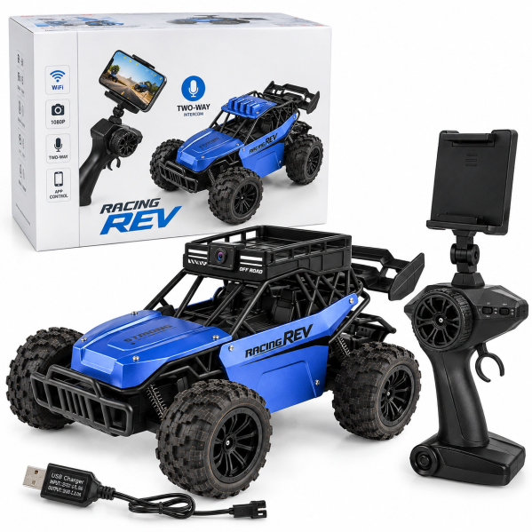 Радиоуправляемая машинка LH-C050S 1:20 2WD с камерой, RC внедорожник Wi-Fi FPV, управление со смартфона, LED, до 20 мин Радиоуправляемая машинка LH-C050S 1:20 2WD с камерой, RC внедорожник Wi-Fi FPV, управление со смартфона, LED, до 20 мин