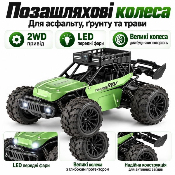 Радиоуправляемая машинка LH-C050S 1:20 2WD с камерой, RC внедорожник Wi-Fi FPV, управление со смартфона, LED, до 20 мин Радиоуправляемая машинка LH-C050S 1:20 2WD с камерой, RC внедорожник Wi-Fi FPV, управление со смартфона, LED, до 20 мин