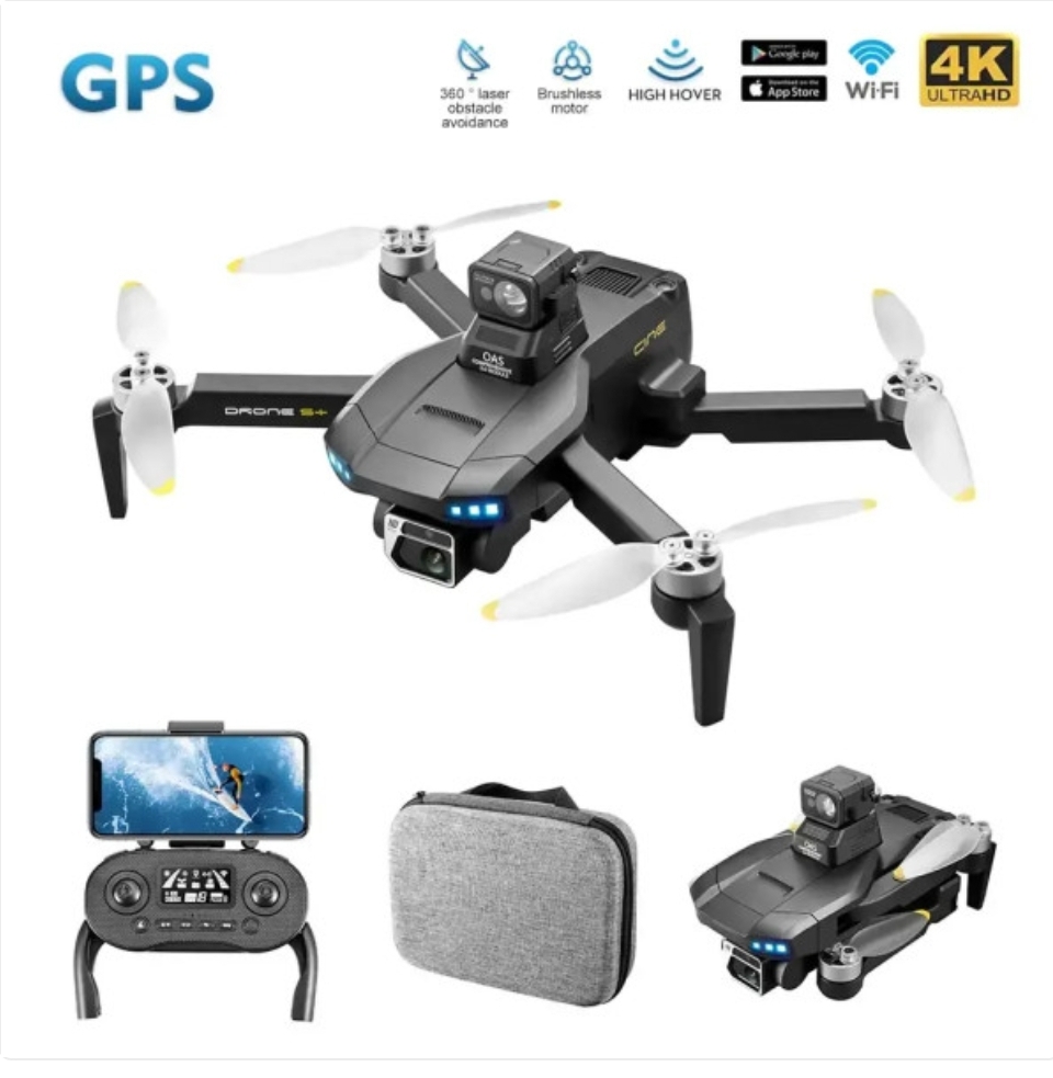 Квадрокоптер дрон LSRC S+ Ultra 4K HD FPV