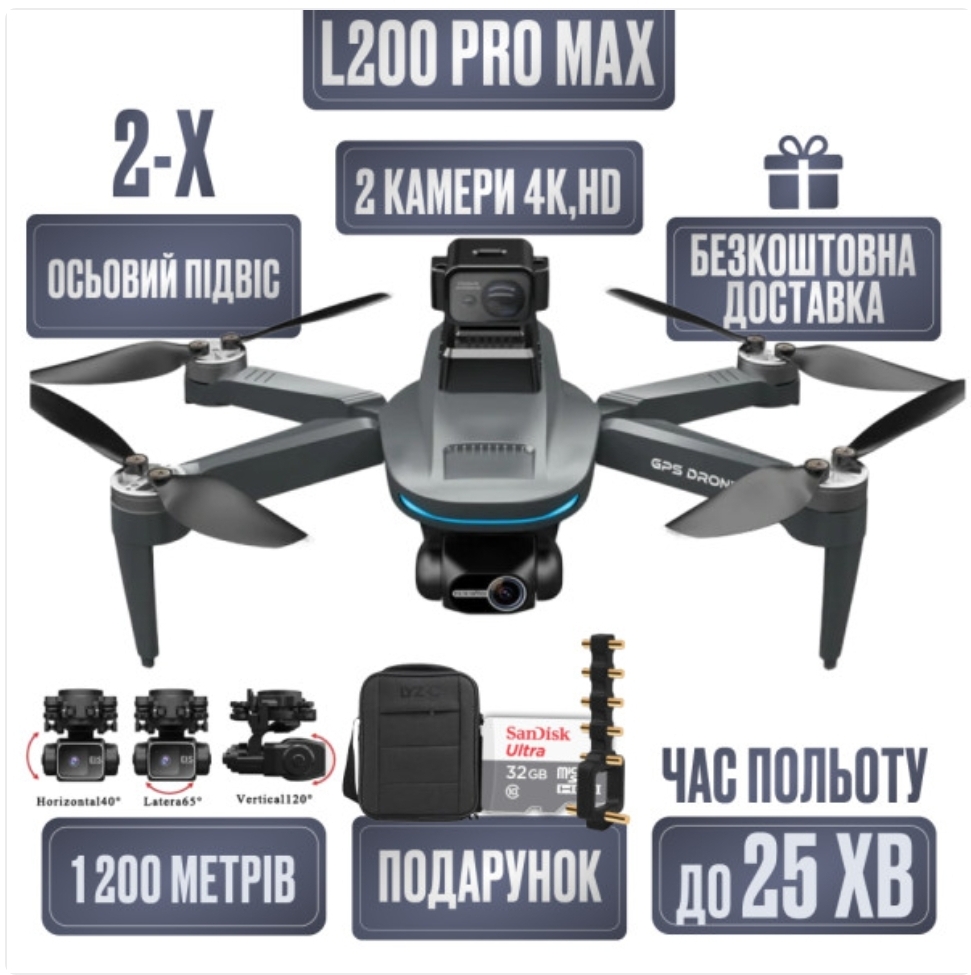 Квадрокоптер LYZRC L200 PRO 