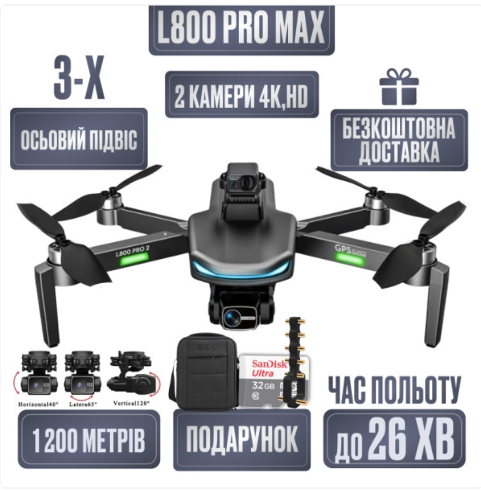 Квадрокоптер LYZRC L800 PRO